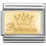 Nomination Classic Gold Princess Charm