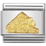 Nomination Classic Gold Pyramid & Sphinx Cairo Charm