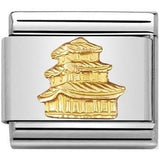 Nomination Classic Gold Pagoda Charm