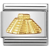 Nomination Classic Gold Mayan Pyramid Charm