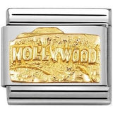 Nomination Classic Gold Hollywood Los Angeles Charm