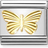 Nomination Classic Gold Butterfly Charm