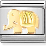 Nomination Classic Gold Elephant Charm