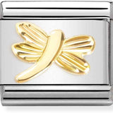 Nomination Classic Gold Dragonfly Charm