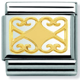 Nomination Classic Gold Elegance Four Hearts Charm SALE
