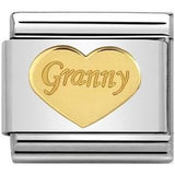 Nomination Classic Gold Granny Heart Charm