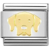 Nomination Classic Gold Labrador Dog Charm