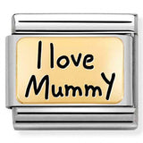 Nomination Classic Gold I Love Mummy Charm