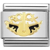 Nomination Classic Gold Enamel Angel of RockN'Roll Charm SALE
