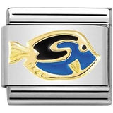 Nomination Classic Gold Enamel Surgeonfish Charm