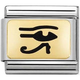 Nomination Classic Gold Enamel Egyptian Eye Charm