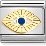 Nomination Classic Gold Enamel Evil Eye Charm