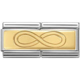 Nomination Classic Gold Infinity Double Charm