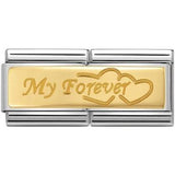 Nomination Classic Gold My Forever Double Charm SALE