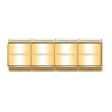 Nomination Big Size Gold Colour Single Basic Link SALE