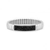 Nomination Extension Medium Chunky Glitter Crystal Bracelet, Stainless Steel