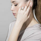 Nomination Extension Heart Ring, Stainless Steel 18ct Gold