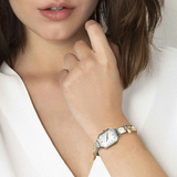 Nomination Rectangular Pink Sunray Watch with Numerals