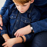 Little Star Harley Brown Leather Boys Bracelet 17cm