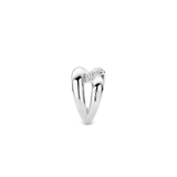 Ti Sento Wide Interlocking CZ Ring SALE