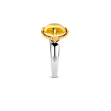 Ti Sento Large Yellow CZ Cabochon Cocktail Ring SALE