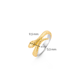 Ti Sento Snake Gold Plated Wrap Ring SALE