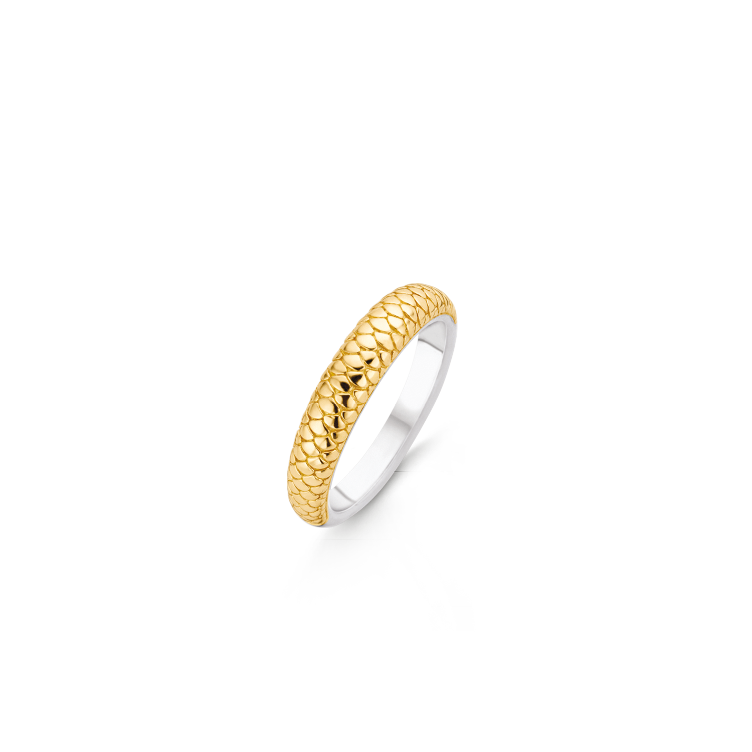Ti Sento Snake Gold Plated Band Ring SALE