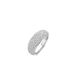 Ti Sento Wide CZ Pave Set Band Ring