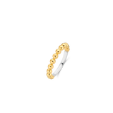 Ti Sento Beaded Gold Plated Band Ring SALE