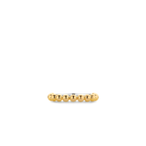 Ti Sento Beaded Gold Plated Band Ring SALE