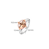 Ti Sento Medium Rose Pink CZ Cabochon Cocktail Ring SALE