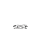 Ti Sento Oval Chain Link Ring