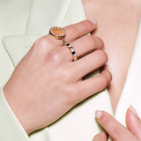 Ti Sento Sparkle Sunlight CZ Band Ring SALE