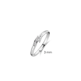 Ti Sento Lightning Bolt CZ Ring SALE