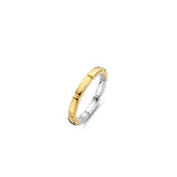 Ti Sento Deco Gold Plated Band Ring SALE