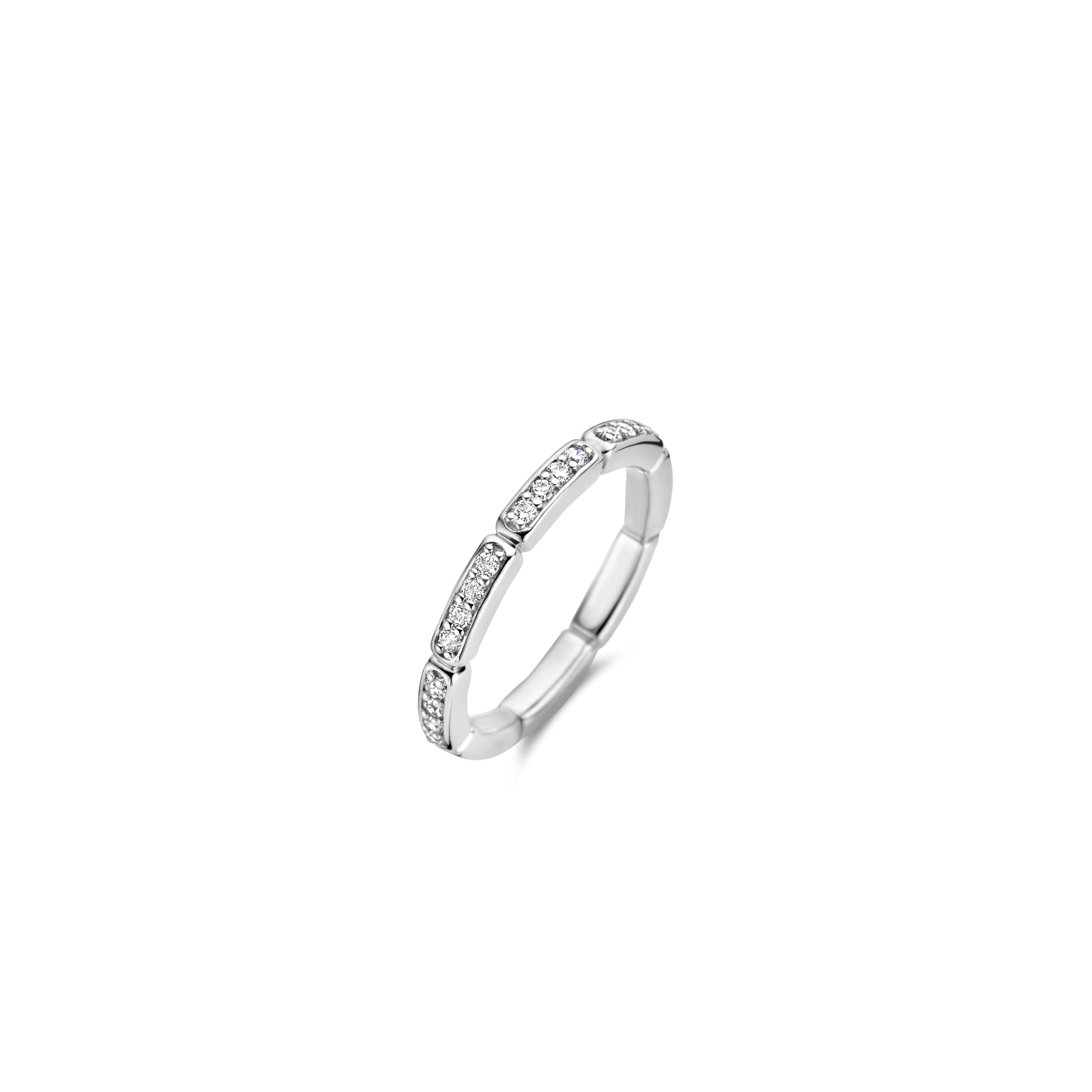 Ti Sento Deco CZ Band Ring SALE