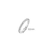 Ti Sento Deco CZ Band Ring SALE