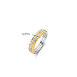 Ti Sento All In One CZ Band Ring SALE