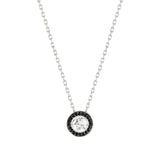 Nomination Aurea Necklace, Sterling Silver Black CZ SALE