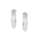 Nomination Aurea Hoop Earrings, Sterling Silver CZ SALE