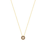 Nomination Aurea Necklace, Sterling Silver Gold Plated Champagne CZ SALE