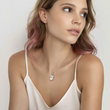 Nomination Talismani Good Luck Necklace, Sterling Silver Gold Plated CZ SALE
