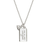 Nomination Talismani Success Necklace, Sterling Silver CZ SALE