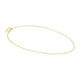 Nomination Bella Details Elongated Chain Necklace, Sterling Silver Gold Plated CZ
