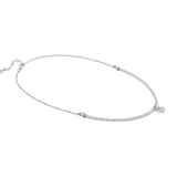 Nomination ChicNCharm Heart Necklace, Sterling Silver CZ SALE