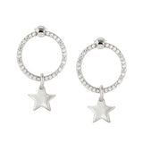 Nomination ChicNCharm Celebration Star Earrings, Sterling Silver CZ SALE