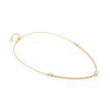 Nomination ChicNCharm Joyful Necklace, Sterling Silver Gold Plated CZ