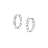 Nomination ChicNCharm Joyful Hoop Earrings, Sterling Silver CZ