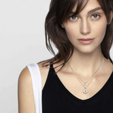 Nomination Sentimental Star Double Necklace, Sterling Silver Gold Plated CZ SALE
