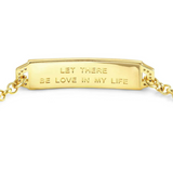 Nomination Talismani Love Bracelet, Sterling Silver Gold Plated CZ SALE